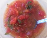 トマトと大葉の冷たいパスタ。作り方4写真