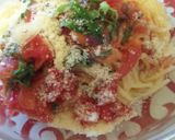 トマトと大葉の冷たいパスタ。作り方7写真