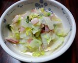 調味料いらず*白菜とベーコンの蒸し煮作り方3写真