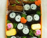 キャラ弁　まっくろくろすけおにぎり♪作り方7写真
