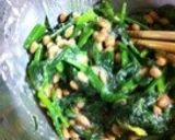 給食でも人気！ほうれん草の納豆和え作り方4写真