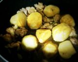 里芋と鶏肉のうま煮作り方4写真