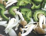 ✿コンソメ使用で簡単♪ゴーヤの梅味パスタ作り方6写真
