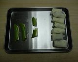 スナップエンドウのミニミニ春巻き作り方1写真
