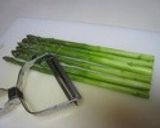 アスパラガスのピリ辛胡麻和え作り方1写真