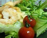 たっぷり野菜☆エビチリマヨサラダ作り方5写真