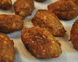 簡単！ボウル1つで鯖缶と豆腐の落とし揚げ作り方9写真
