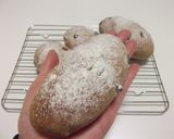 ベリーベリーの全粒粉パン作り方8写真