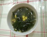 わかめとコーンの中華スープ作り方2写真