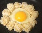 ふりかけご飯で目玉焼き～このまま朝食！！作り方5写真