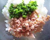 塩鮭と青しその実のご飯作り方3写真