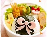 キャラ弁に☃雪だるま風てるてる坊主ちゃん作り方5写真