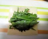 ＊簡単＊ハムとチーズと大葉の水菜巻き作り方2写真