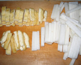 大根と油揚げの炒め煮♪作り方1写真