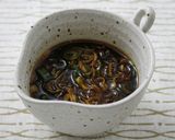 ビミサン和風カレーだれのつけそば作り方4写真