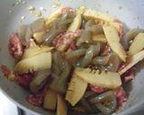 竹の子＆こんにゃく＆豚肉の煮物♪中華風作り方2写真