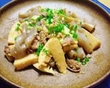 竹の子＆こんにゃく＆豚肉の煮物♪中華風作り方5写真