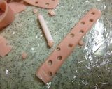 水玉リボンで✿フラワーギフトおにぎり✿作り方1写真