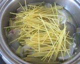 食べる新玉ねぎのパスタスープ作り方3写真