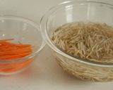 ごぼうと空豆のサラダ作り方1写真