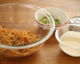 ごぼうと空豆のサラダ作り方4写真