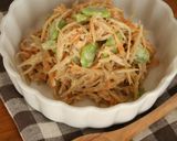 ごぼうと空豆のサラダ作り方7写真