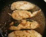 若鶏の梅しそはさみ焼き作り方4写真