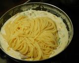 チキンとコーンのクリームスパ作り方3写真
