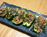 *簡単美味しい 生ピーマンの肉詰め*作り方5写真