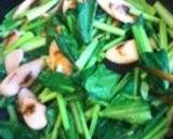 超簡単！小松菜と魚肉ソーセージの炒め物作り方4写真