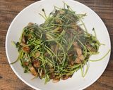 細切り豚肉と豆苗の炒め作り方7写真