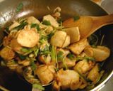 揚げ里芋の三つ葉ゆずこしょうあんかけ作り方3写真