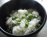 えんどう豆ご飯作り方6写真