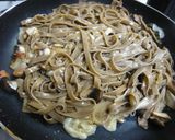 蕎麦パスタで和風フェットチーネ作り方6写真