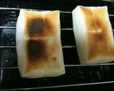 朝ごはんに✩チーズとハムの磯辺巻き作り方1写真