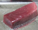炙りマグロとオクラ、キノコのおろしポン酢作り方2写真