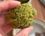 抹茶と黒豆のレンチン米粉蒸しパン作り方8写真