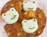 おにぎりでカエル　✿野菜の抜き型使用✿作り方15写真