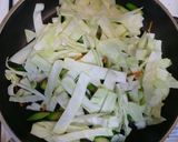 学校給食のアスパラとキャベツのソテー✽作り方4写真