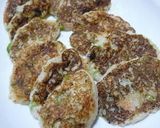 もちもち食感　長芋とちくわの落とし焼き作り方9写真
