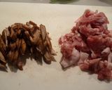 豚肉とごぼうのパスタ作り方1写真