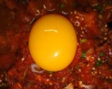 ねぎとろでまかない＠食べるラー油ユッケ丼作り方8写真