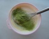抹茶×黒豆ムースケーキ作り方5写真
