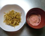 切干大根のたらこマヨ炒め作り方1写真