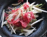 うどと牛肉のきんぴら。作り方2写真