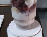 冷凍ラズベリーとバナナのスムージー作り方3写真