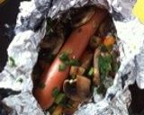 ソーセージのホイル包み焼き！作り方6写真