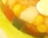 低カロ☆きらきらコンソメゼリー寄せサラダ作り方6写真