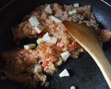 チーズトマトご飯♬♩♫作り方3写真