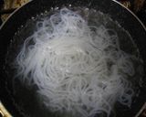 きのことしらたきのてんぷら入りあっさり煮作り方1写真